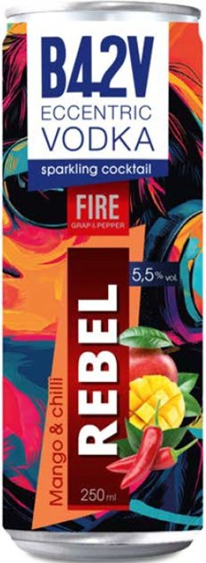 B42V Eccentric Vodka Fire Mango chilli 5,5% 0,25l