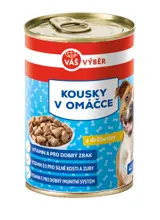 Váš výběr kousky pes drůbeží omáčka 415g