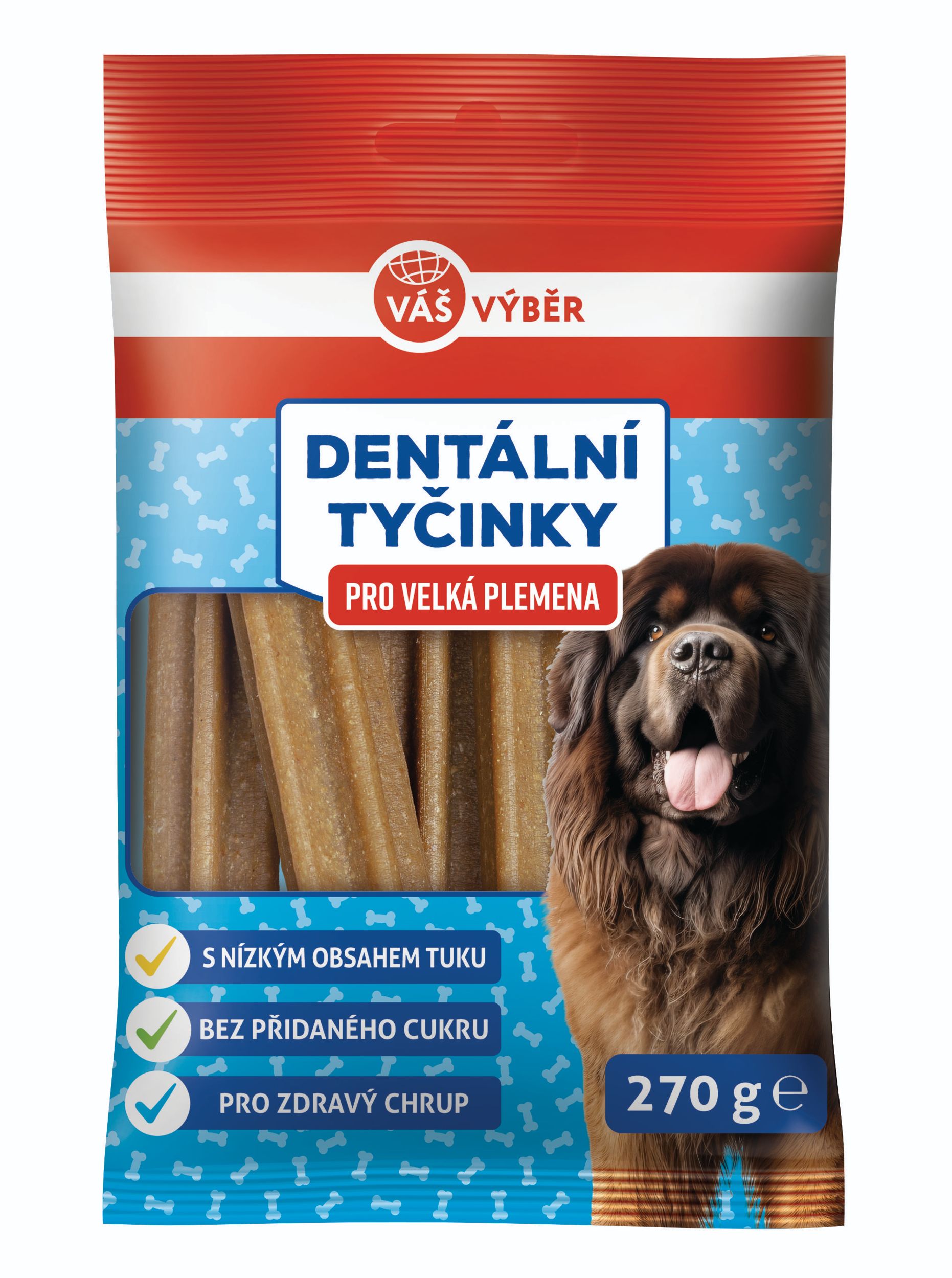 Váš výběr dentální tyčinky pes velký 270g