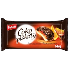 Figaro Čoko piškoty Pomerančové 147g