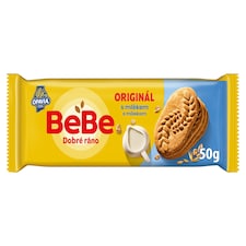 Opavia BeBe Dobré ráno s mlékem sušenky s 5 celozrnnými cereáliemi balení 50 g
