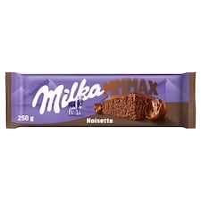 Milka Noisette mléčná čokoláda z alpského mléka s lískooříškovou pastou 250 g