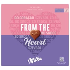 Milka bonboniéra I Love Milka, jahodová náplň 110g