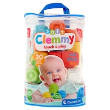 Clementoni Soft Clemmy Touch & Play měkké stavební kostičky 20 ks