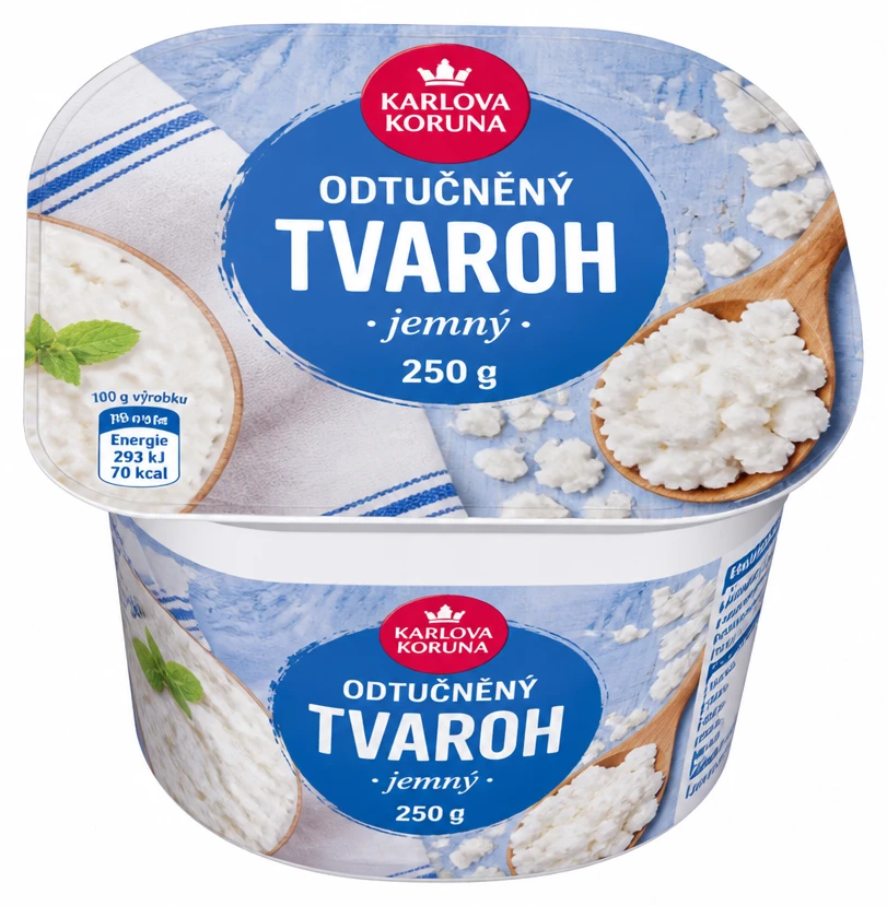 Odtučněný tvaroh Karlova koruna