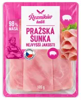 Pražská šunka Řezníkův talíř nejvyšší jakosti