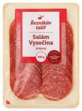 Salám Vysočina krájený Řezníkův talíř