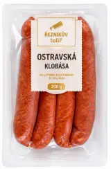 Ostravská klobása Řezníkův talíř