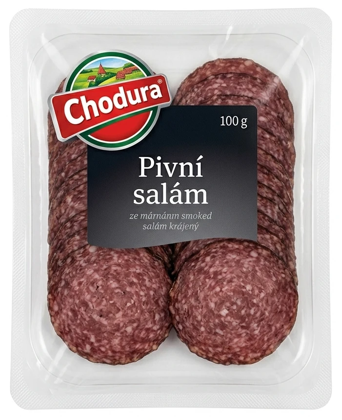 Pivní salám krájený