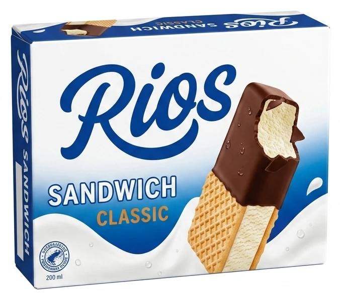 Zmrzlina Sandwich Classic Rios
