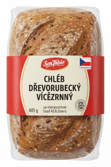 Chléb dřevorubecký vícezrnný