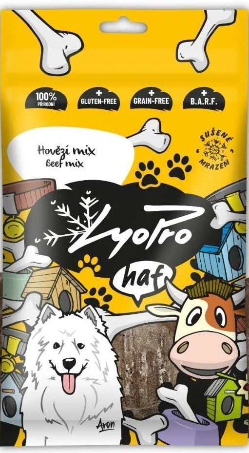 Lyopro Hovězí mix pamlsků pro psy