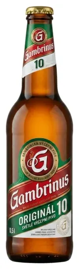 Gambrinus Originál 10 světlé pivo výčepní