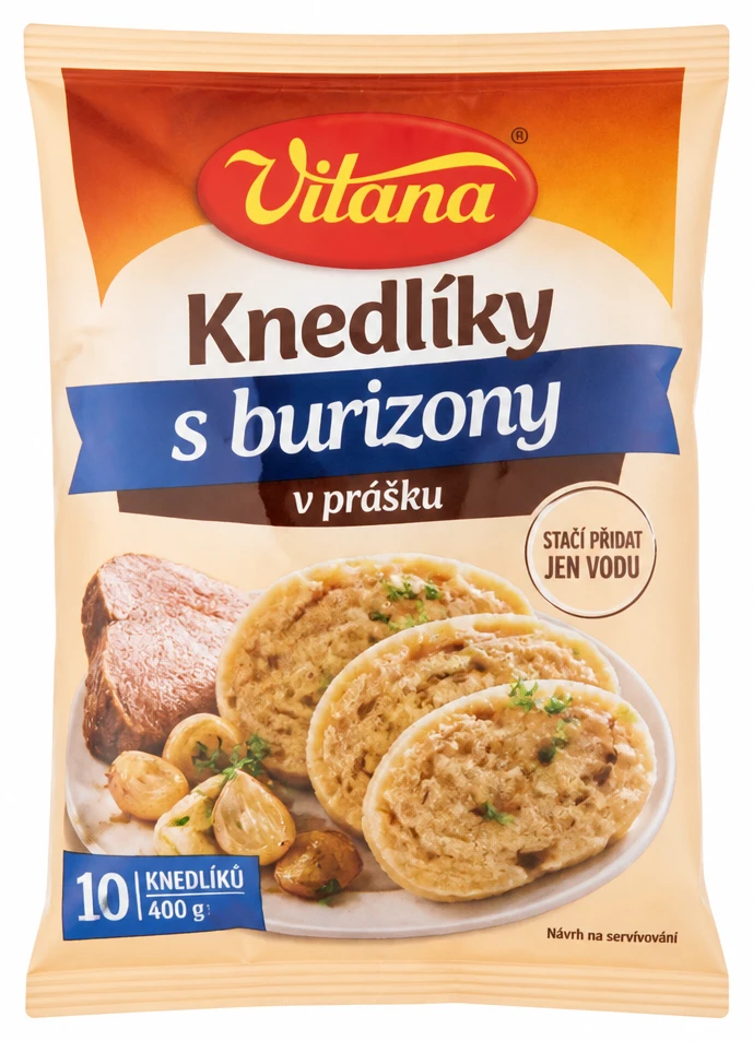 Knedlíky Vitana s burizony, v prášku