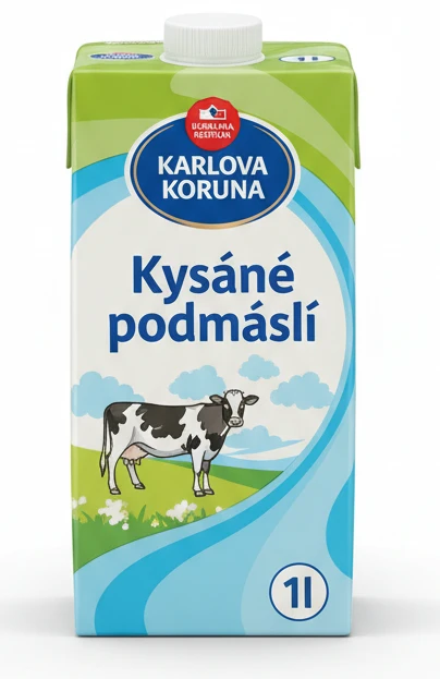Kysané podmáslí Karlova Koruna
