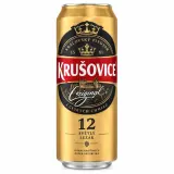 Krušovice 12 světlý ležák plech