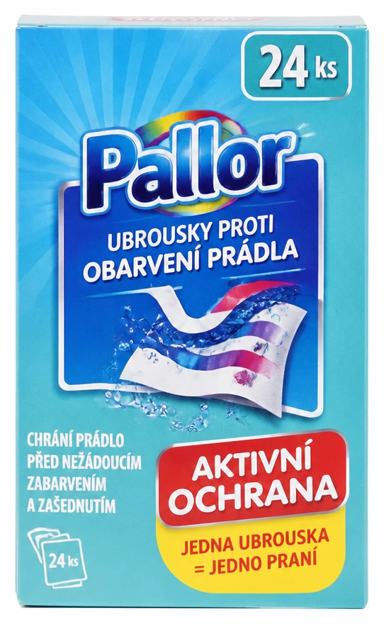 Ubrousky proti obarvení prádla Pallor