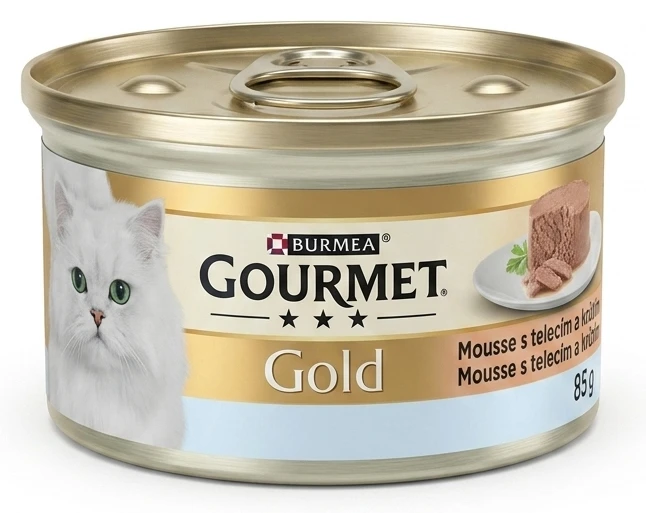 Konzervy pro kočky Gourmet Gold