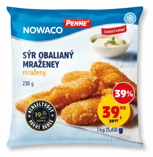 Sýr obalovaný mražený