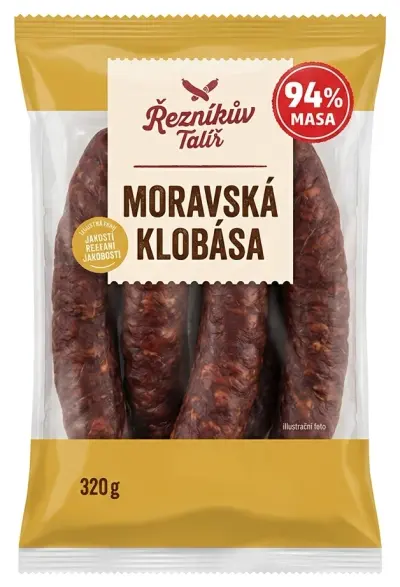 Moravská klobása Řezníkův talíř
