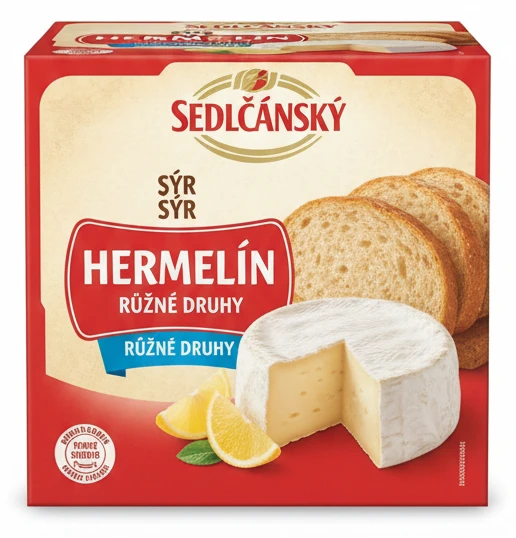 Sýr Sedlčanský Hermelín různé druhy