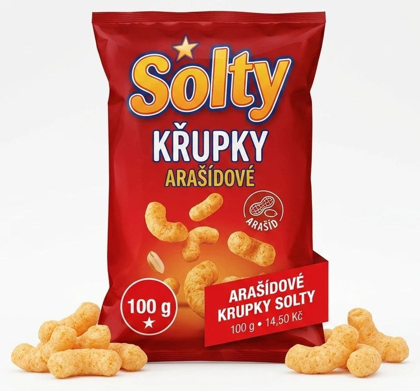 Arašídové křupky Solty