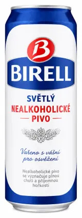 Birell světlý nealkoholické pivo