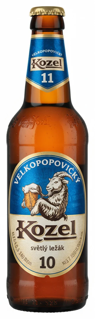 Velkopopovický Kozel 11 světlý ležák