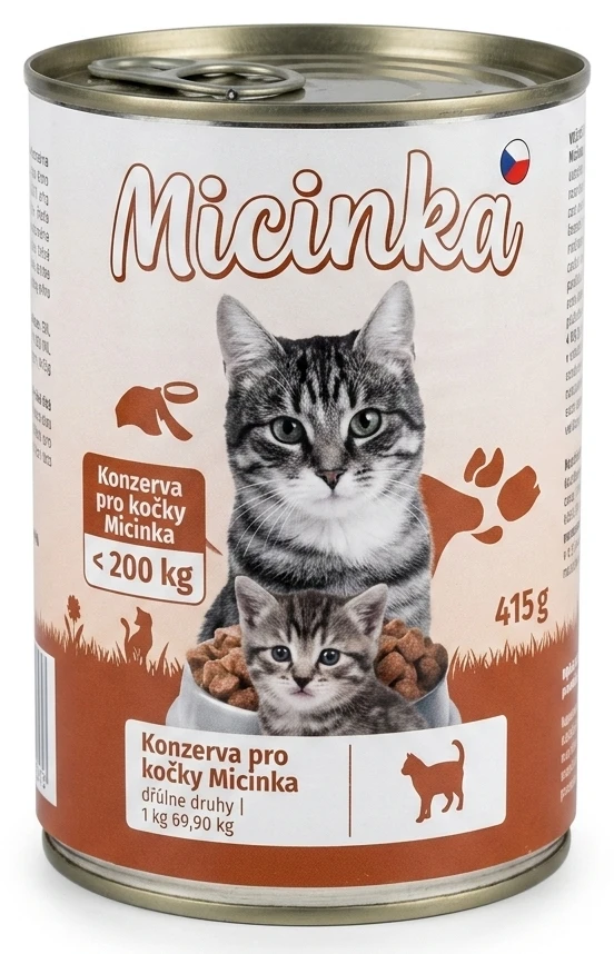 Konzerva pro kočky Micinka