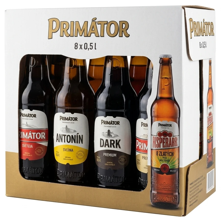 Primátor 8 Zlatých Pivo multipack