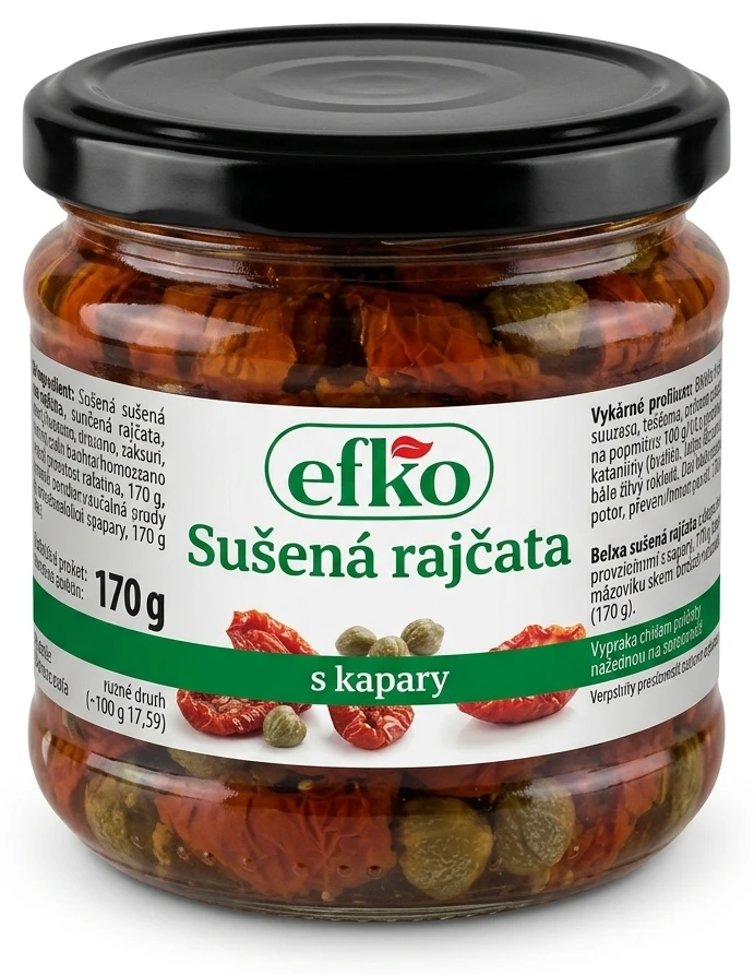 Efko Sušená rajčata s kapary
