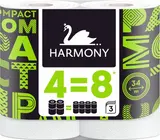 Harmony Compact Toaletní papír 3vrstvý, 4 role