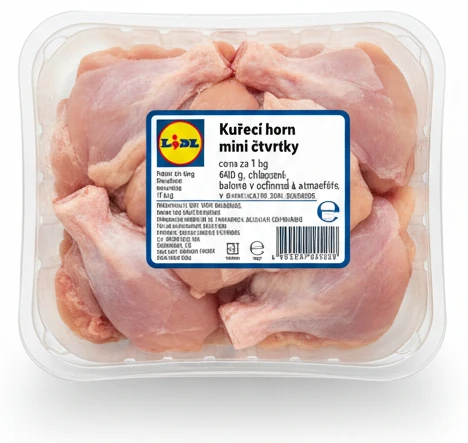 Kuřecí horní mini čtvrtky