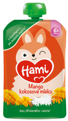 Hami Příkrm Mango a kokosové mléko