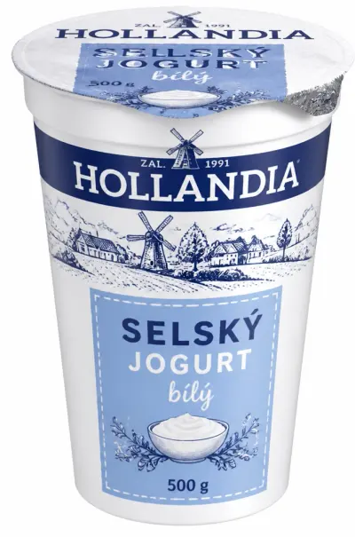 Selský jogurt Hollandia bílý
