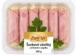 Šunkové závitky s křenem v aspiku