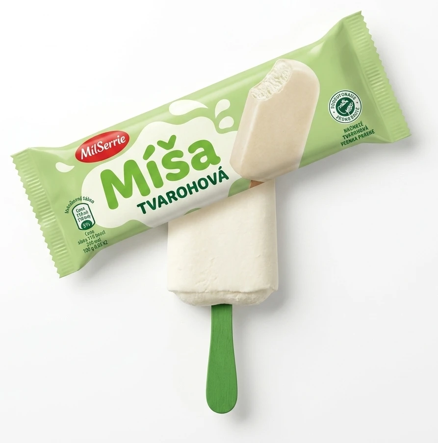 Zmrzlina Míša tvarohová