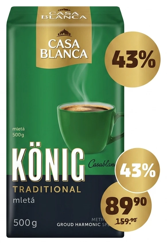 Káva Casablanca König mletá