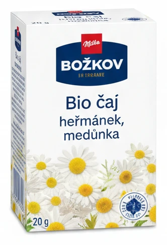 Bio čaj Leros heřmánek, meduňka