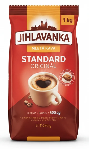 JIHLAVANKA Mletá káva Standard