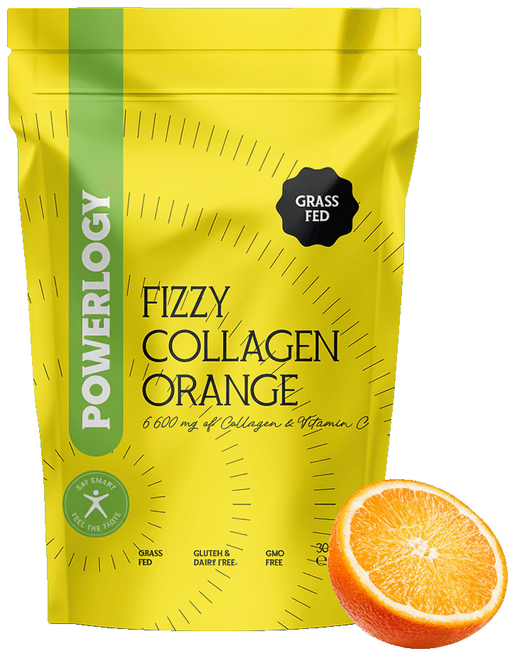 Powerlogy Fizzy collagen pomeranč