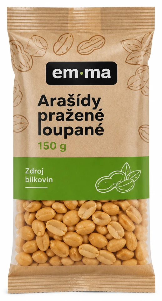Emma Arašídy pražené loupané