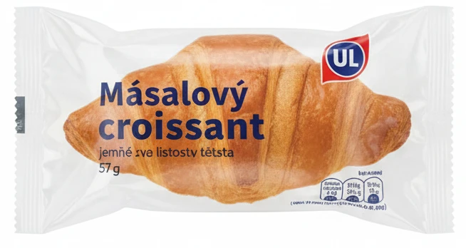 Máslový croissant