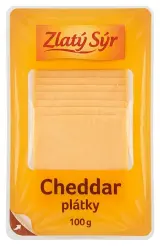 ZLATÝ SÝR Cheddar plátky