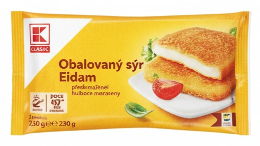 Obalovaný sýr Eidam