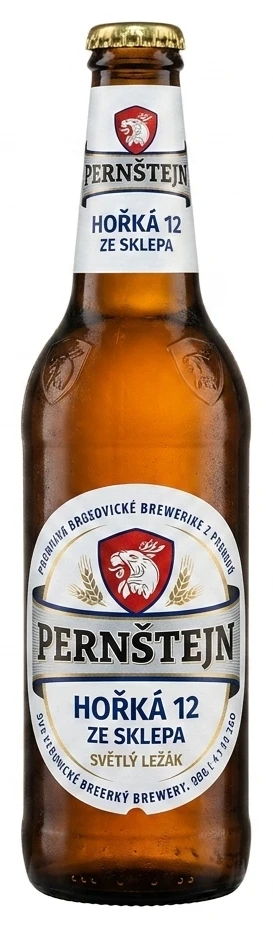 Pernštejn Hořká 12 ze sklepa Pivo světlý ležák