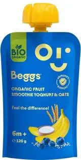 Beggs BIO Smoothie s ovocem, jogurtem a ovesnými vločkami