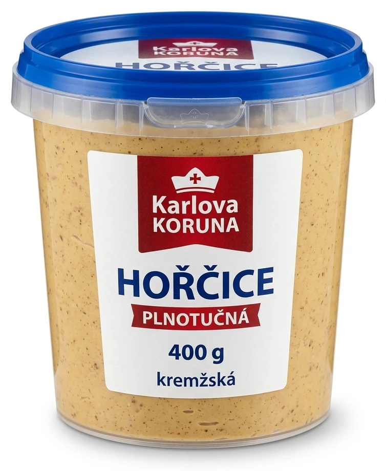 Hořčice Karlova Koruna kremžská, plnotučná