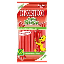 Haribo Balla Stixx želé s jahodovou příchutí 80g