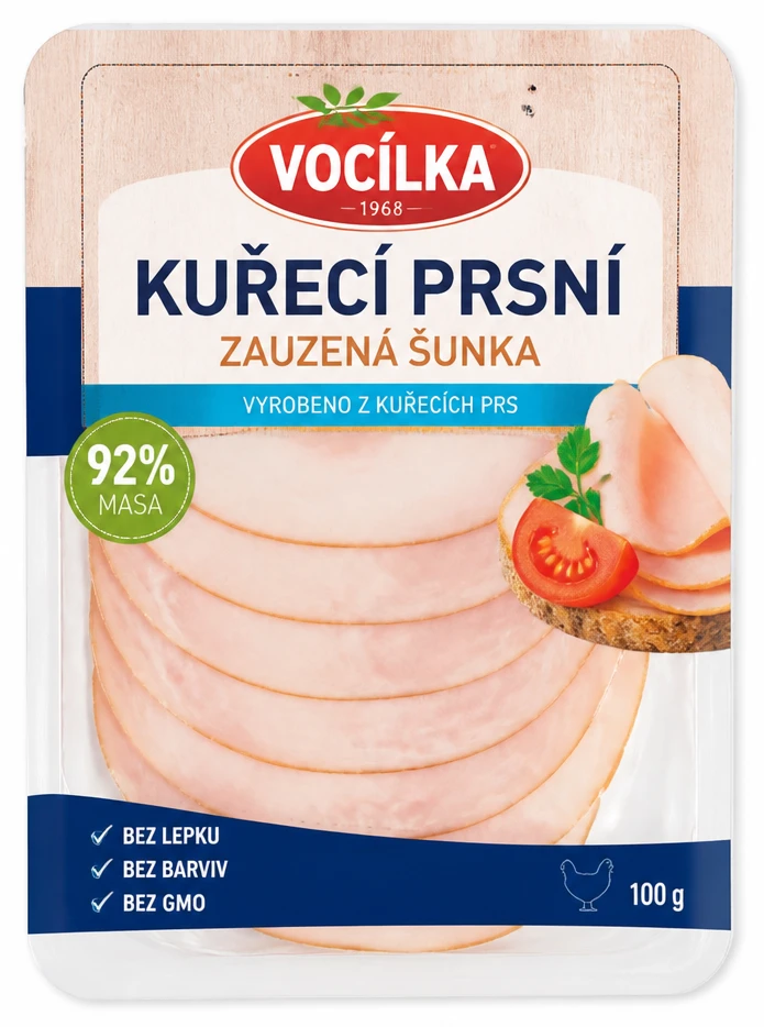 Vocílka Kuřecí prsní zauzená šunka